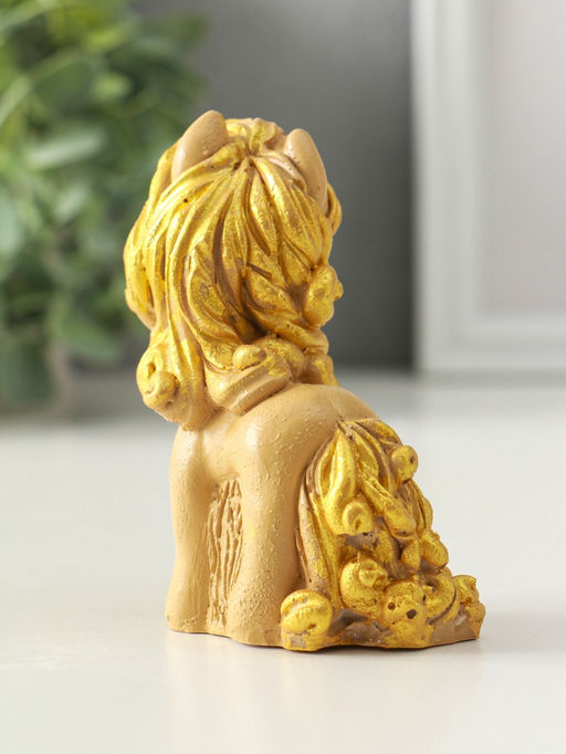 Фигура "Лошадь стоящая" 10х8х4 см, бежевый