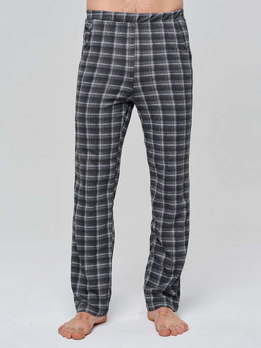 Штаны мужские пижамные_М100/серый - Ihomelux фото 3