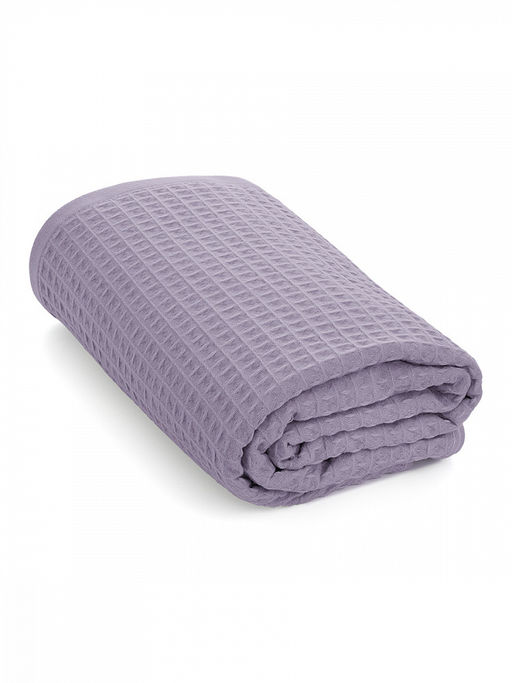 Полотенце для тела 90x150 лавандовый вафельное полотно