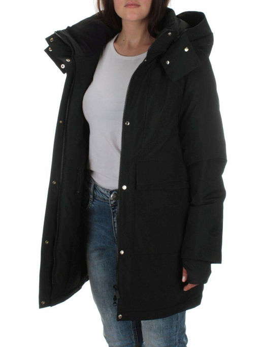 22352 BLACK Куртка зимняя женская (200 гр. холлофайбера) - Fashion фото 9