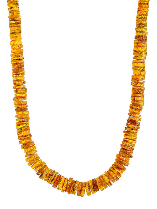 Янтарные бусы Лечебные шайбы нешлифованные пестрые