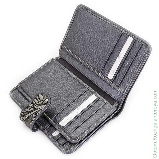 Маленький женский кожаный кошелек Sergio Valentini СВ 8064-001  фото 2