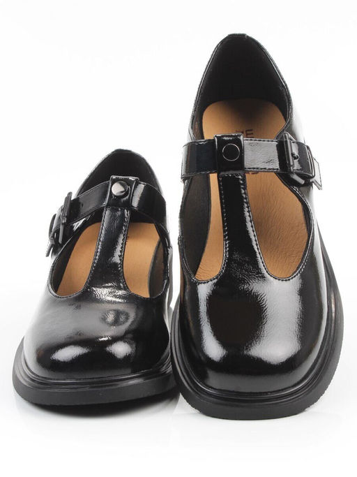06-M47-16 BLACK Туфли женские (натуральная кожа)