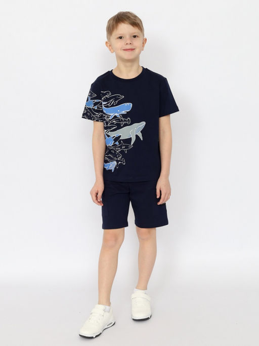 CRB wear/CSKB 70477-41-402 Шорты для мальчика,темно-синий/Ex.Cherubino  фото 4
