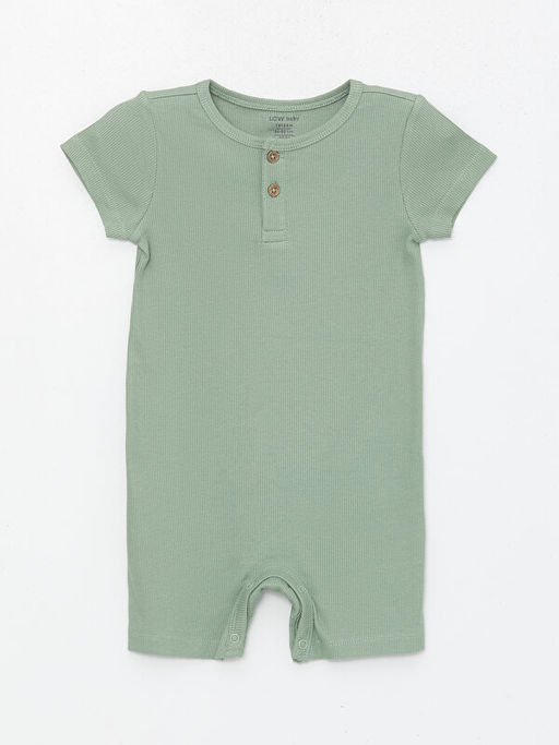 Bisiklet Yaka Basic Erkek Bebek Tulum