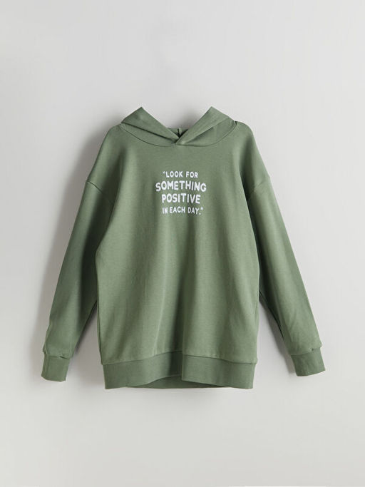 Kap??onlu Erkek ?ocuk Sweatshirt