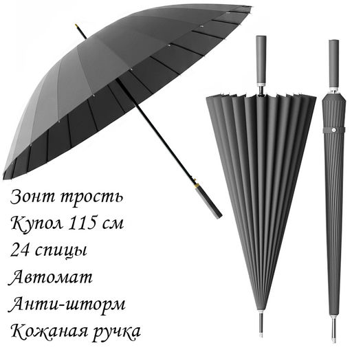 Зонт Umbr-L-605-Gray