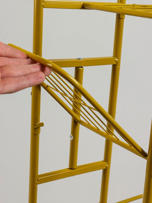 Подставка для цветов Greengo, 5 полок, 44×22×95 см, напольная, металл, цвет золотой