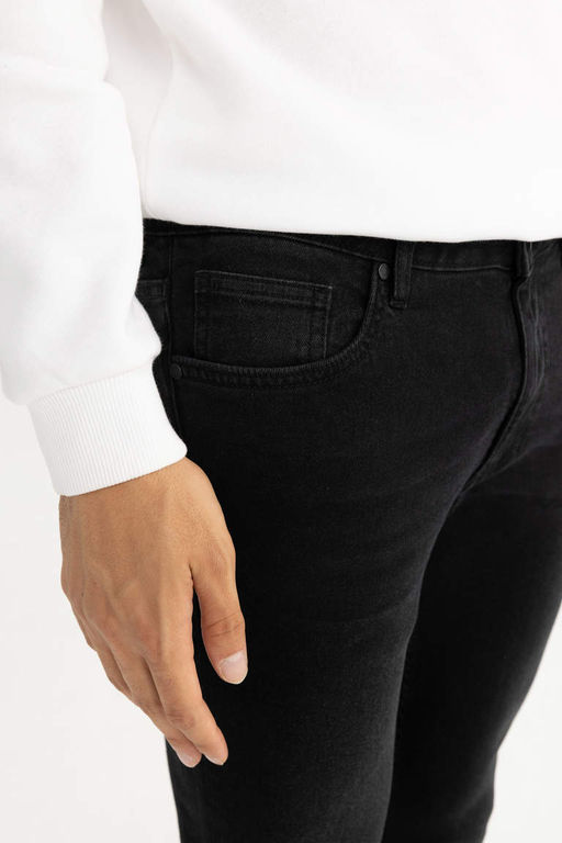 Pedro Slim Fit Джинсовые брюки узкого кроя с нормальной талией и узкими штанинами - Defacto фото 6