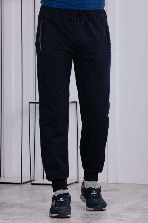 брюки спортивные 
 3.MMT003A-синий-тёмный - Iron man фото 3