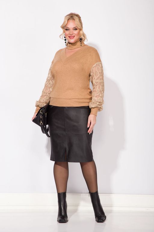 Джемпер Liliana 1120 карамель  фото 6