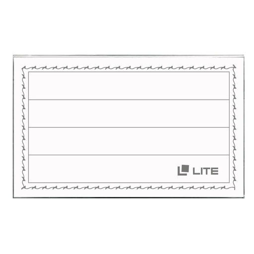 Цена за 10 шт. Бейдж горизонтальный LITE 91х57 мм (размер вкладыша 91х57 мм) с клипсой и булавкой, 1 шт/у...