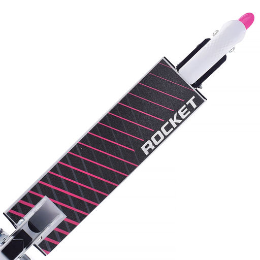 Самокат 2-х колесный ROCKET,колеса PU/ 125 мм,ABEC 7, розовый