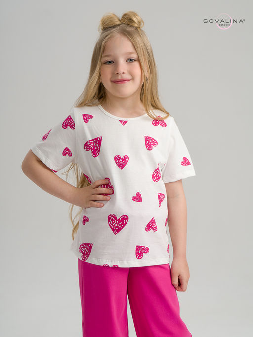 Костюм Лето разбитое сердце-фуксия - Sovalina фото 3