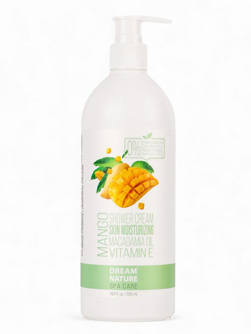 Подарочный набор женский DREAM NATURE SPA CARE увлажнение и питание, гель для душа и шампунь по 500 мл, аромат манго