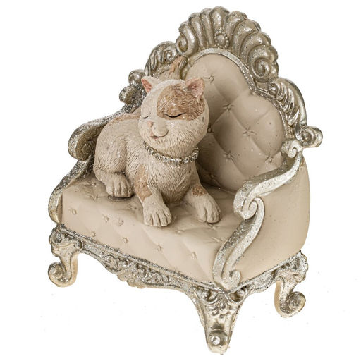 Фигурка декоративная "Кошка", L10 W6,5 H12,5 см