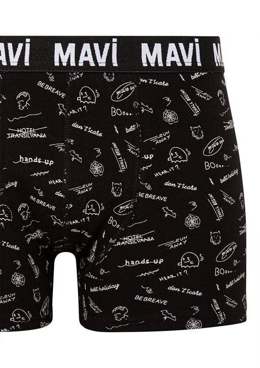 Siyah Boxer - Mavi фото 2