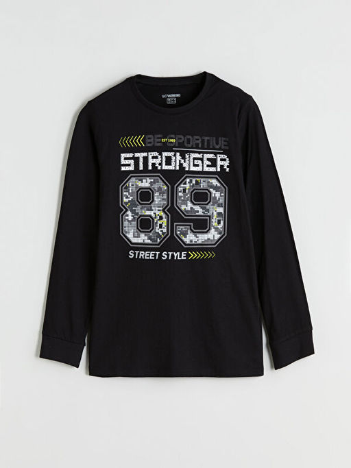 Bisiklet Yaka Erkek ?ocuk Pijama Tak?m?