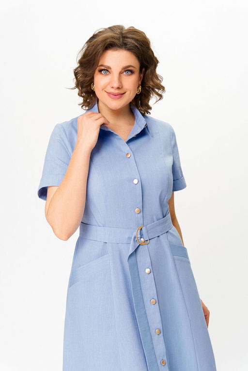 Платье Swallow 822 голубой фото 3