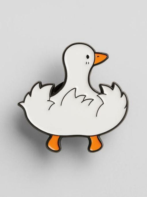 Значок металлический iLikeGift "Tail of a goose"