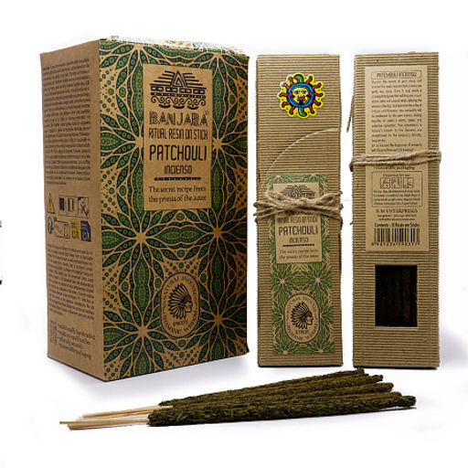 Благовония BANJARA Patchouli Super Premium качество светлые пыльцовые 8 палочек