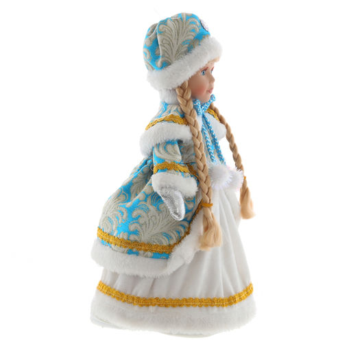 Снегурочка (с ёмкостью д/подарков), L20 W20 H33 см