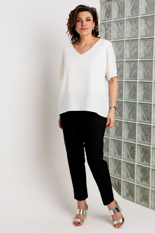Топ BegiModa 4166 белый  фото 4