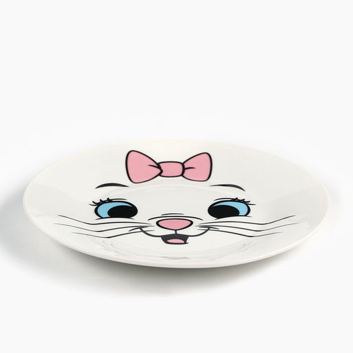 Тарелка плоская детская «Кошечка Мари», 20 см, керамика, Коты аристократы