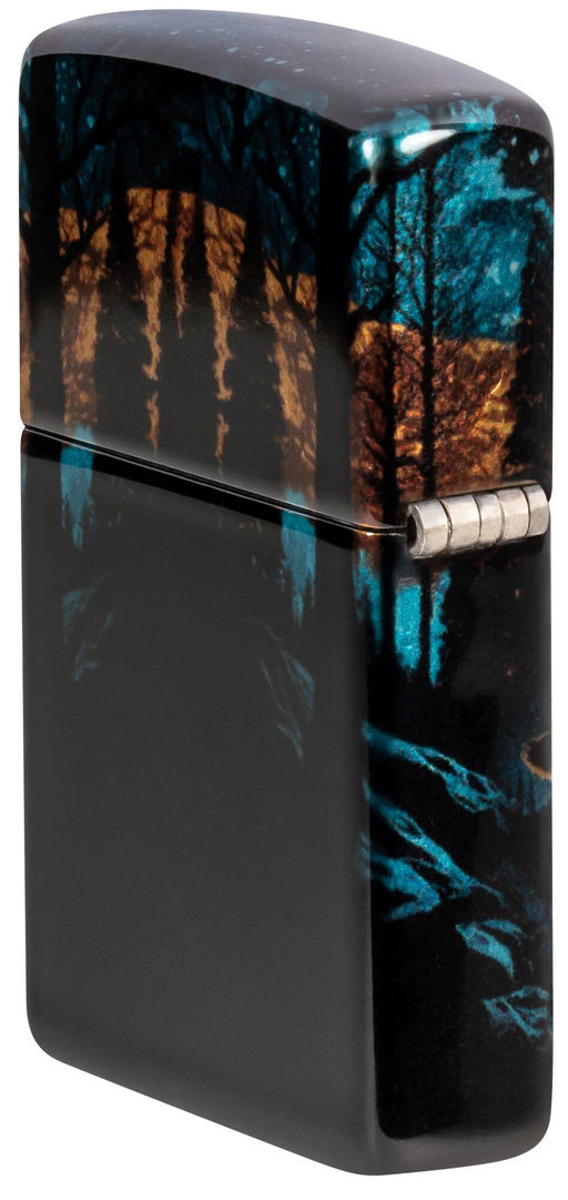 Зажигалка ZIPPO Волк в лунном свете | Moonlight Wolf 46252  фото 8
