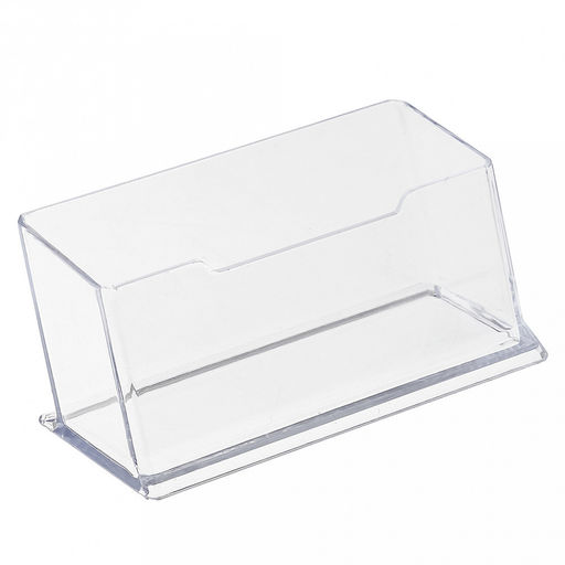 Подставка под визитки 10,3х4,4х4,4см, пластик, в коробке (Китай)