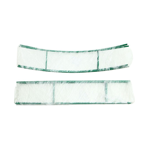 Арка садовая, 240×125×20 см, для вьющихся растений, металлическая, зелёная