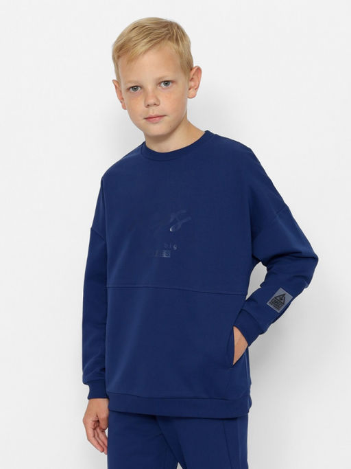 CRB wear/CWJB 63671-41-383 Джемпер для мальчика,темно-синий/Ex.Cherubino  фото 4