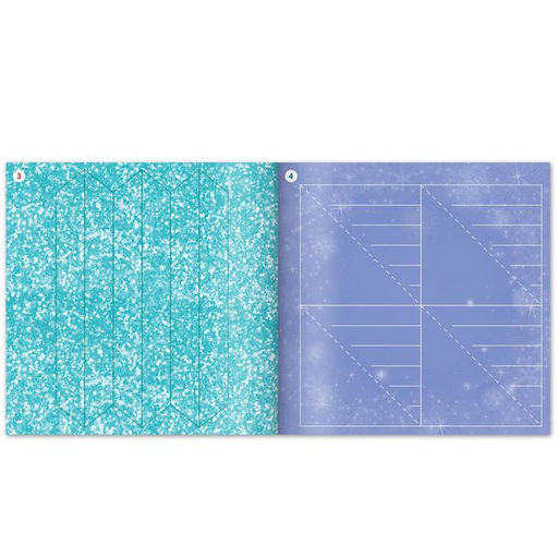 Аппликации набор Объёмные снежинки, 3 шт. по 20 стр. - Буква-ленд фото 4