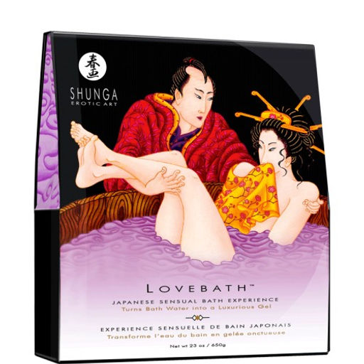 Порошок для принятия ванны Shunga серии LOVEBATH Чувственный лотос, фиолетовый, 650 гр