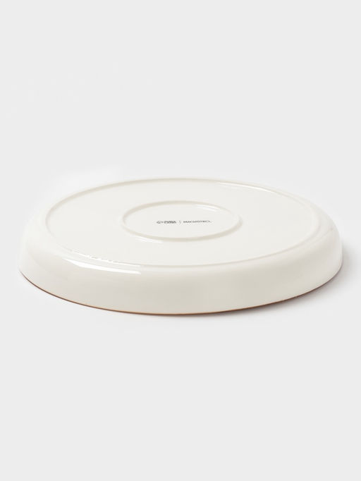 Тарелка Magistro Queil, d=23.6 см, фарфор, белая