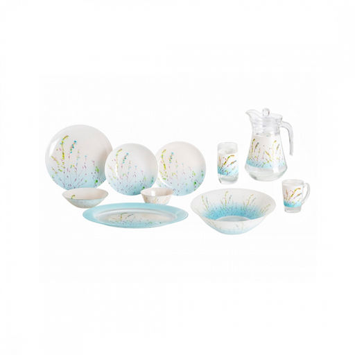 Набор столовый TROMPETTE TURQUOISE 46 предметов арт.P1286