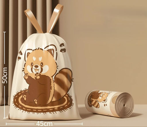 Декоративные пакеты на завязках "Little raccoon", 30 шт/рулон (45*40 см)