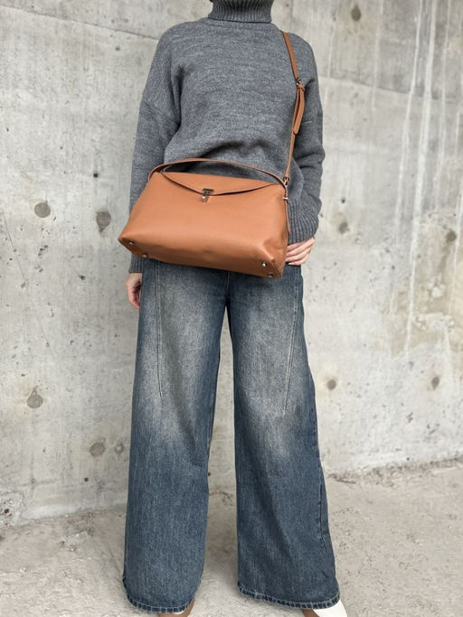 Женская кожаная сумка 8923 Браун