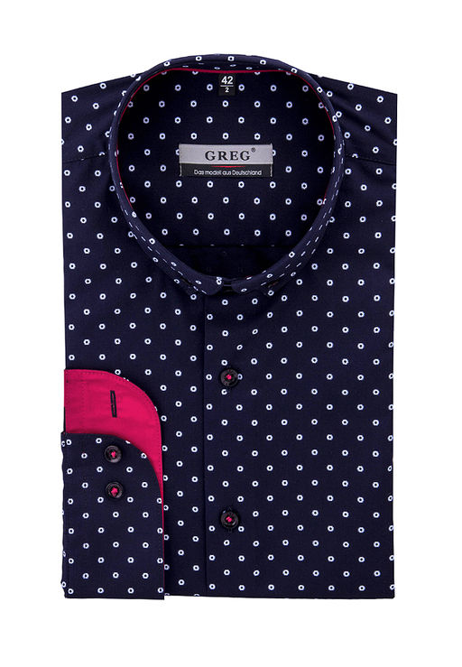 Сорочка мужская длинный рукав GREG 213/139/1200/Z/b/1  фото 2