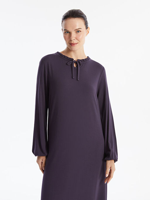 Ba?lamal? Yaka Elbise