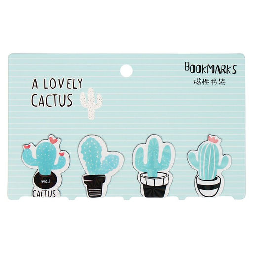 Набор закладок магнитных для книг 4 штуки Ассорти МИКС CALLIGRATA  фото 3