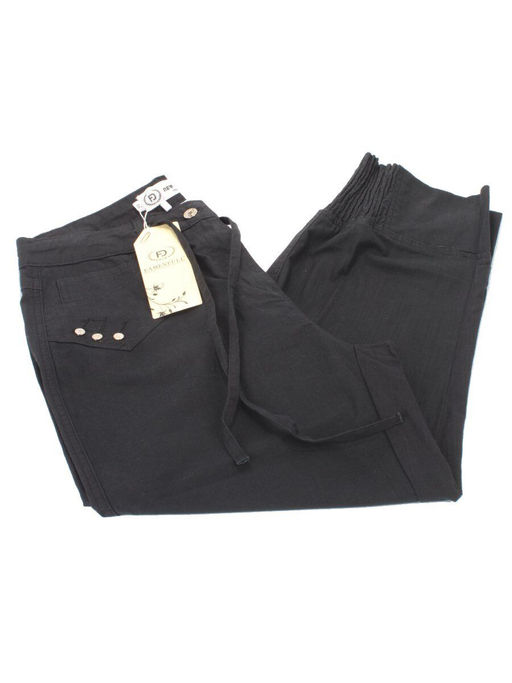 YB-808-1 BLACK Капри женские