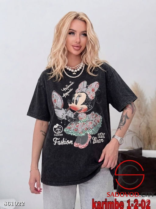 Футболка женская из хлопка - Fiona фото 3
