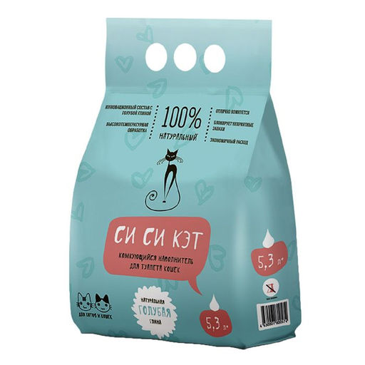 Наполнитель минеральный комкующийся «СиСиКэт», 5.3 л