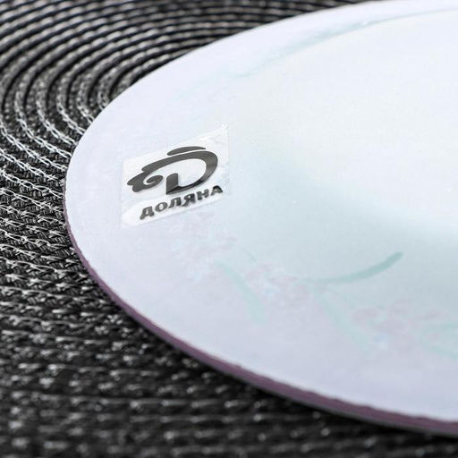 Тарелка десертная Доляна Веточка лаванды, d=20 см  фото 3