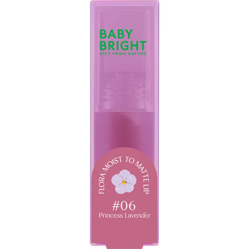 Помада 2 в 1 с Матовой и Глянцевой Текстурами Flora Moist to Matte Lip Благородная Лаванда №06 
BABY BRIGHT
 3 гр  фото 2