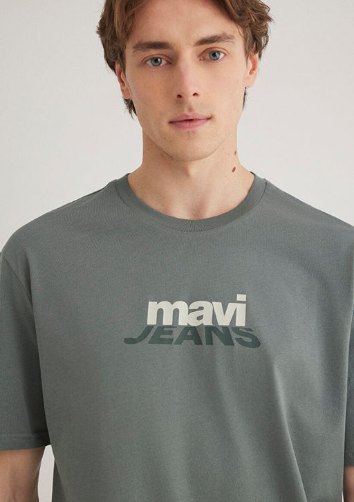 Mavi Logo Bask?l? Yesil Tisort  фото 2