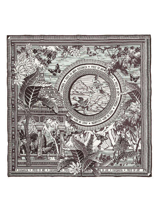 Платок жен. шелк 90х90 E04-8376-16