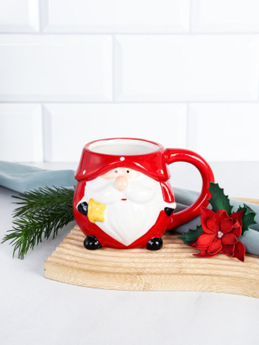 Кружка новогодняя 260 мл Дед мороз / 24716 /уп 64/ 12х8,5х8 см - ГалеонТрейд фото 2