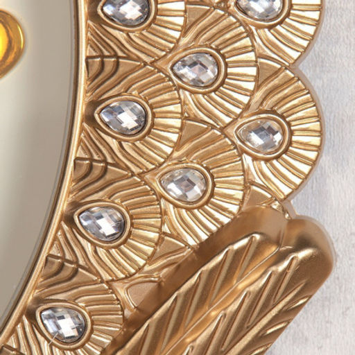 Часы настенные Павлины 41х47 см / 4514ZT /уп 12/ золото - Галеонтрейд фото 6